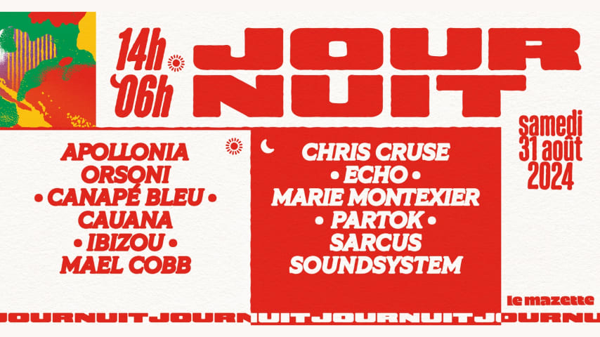 JourNuit 9 - Marie Montexier, Chris Cruse, Cauana & more cover