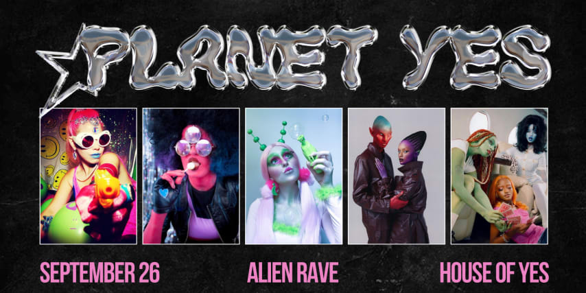 PLANET YES · Alien Rave cover