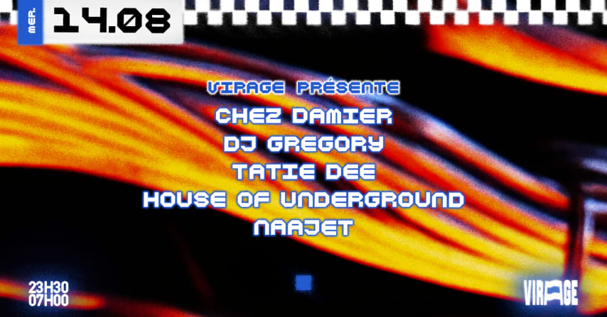 VIRAGE PRÉSENTE — CHEZ DAMIER, DJ GREGORY, TATIE DEE, NAAJET cover