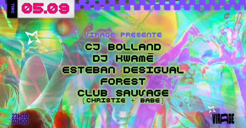 Virage Présente : Cj Bolland, Dj Kwame, Esteban Desigual cover