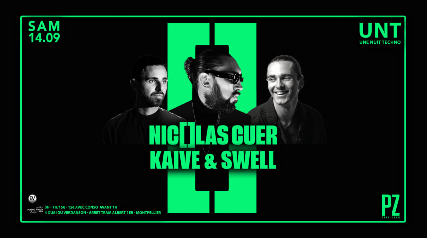 UNT X NICOLAS CUER X KAIVE & SWELL X PZ CITY CLUB cover