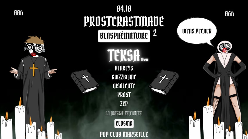 PROSTCRASTINADE Blasphématoire 2  x TEKSA cover