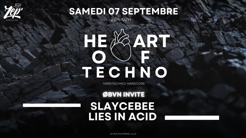 HEART OF TECHNO #samedi cover