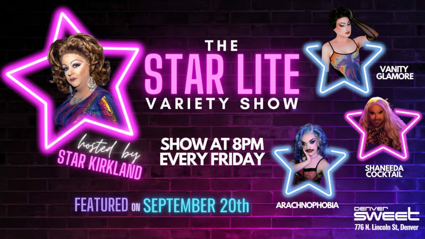 Star Lite Variety (Drag) Show - (No Cover) - 9/20 cover