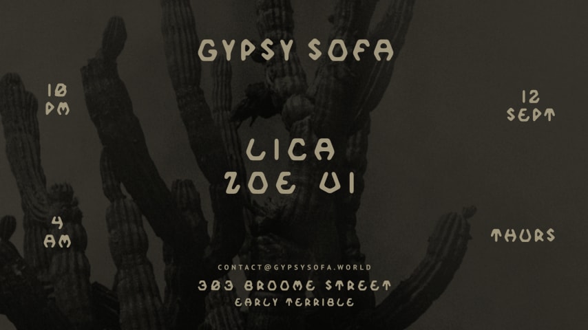 gypsy sofa: lica & zoe vi, september 12 cover