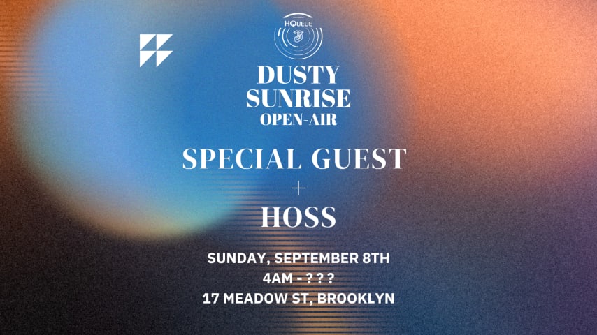 HQUEUE PRESENTS: DUSTY SUNRISE AFTERHOURS [ OPEN-AIR ] cover