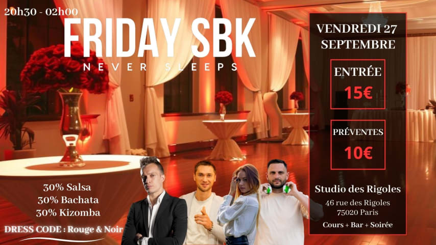 Friday-Sbk Back To Dance cover