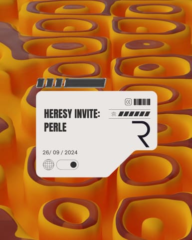 Heresy Invite Perle cover