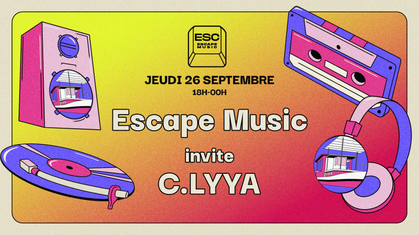 Escape Music Invite C.Lyya X Canal Barboteur cover