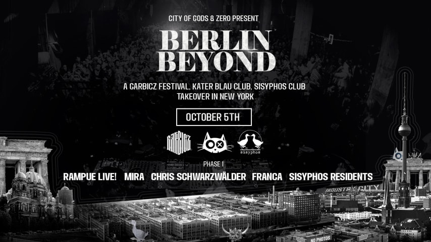 Berlin Beyond: Garbicz Festival, Kater Blau, Sisyphos cover