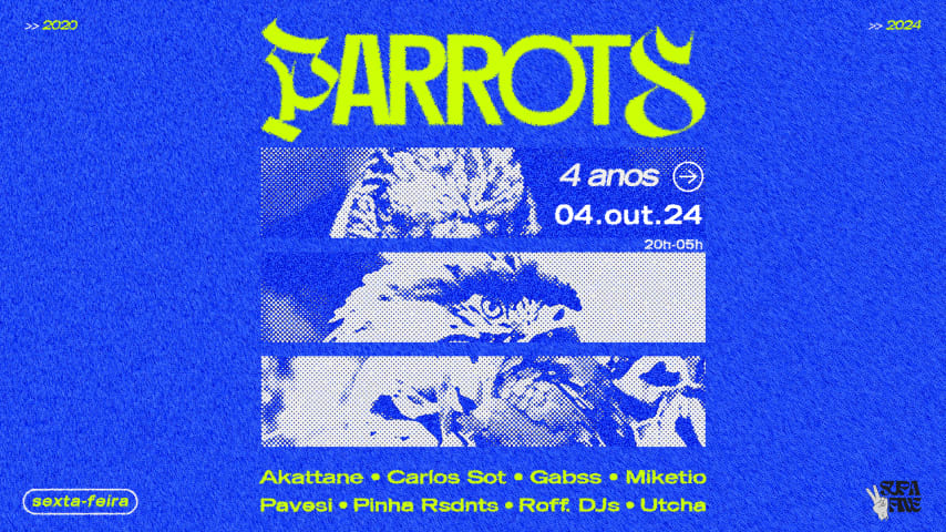 Parrots 4 Anos | Supa Fine cover