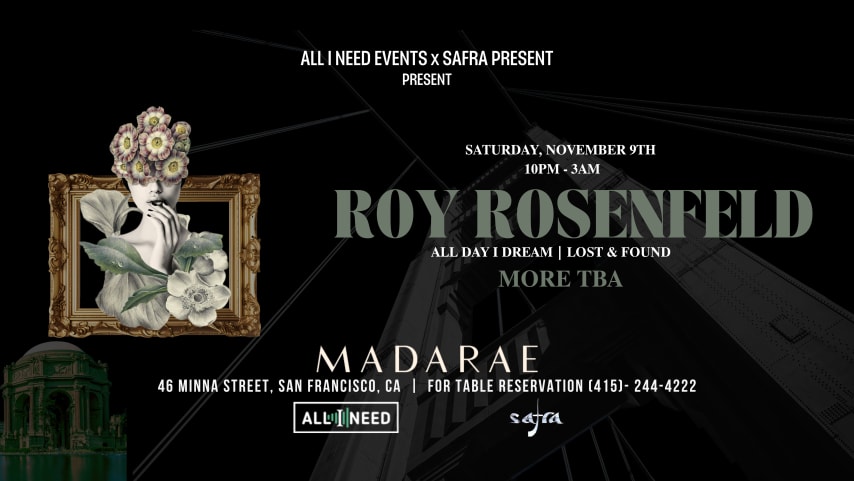 Roy Rosenfeld (All Day I Dream | Lost & Found) At Madarae cover