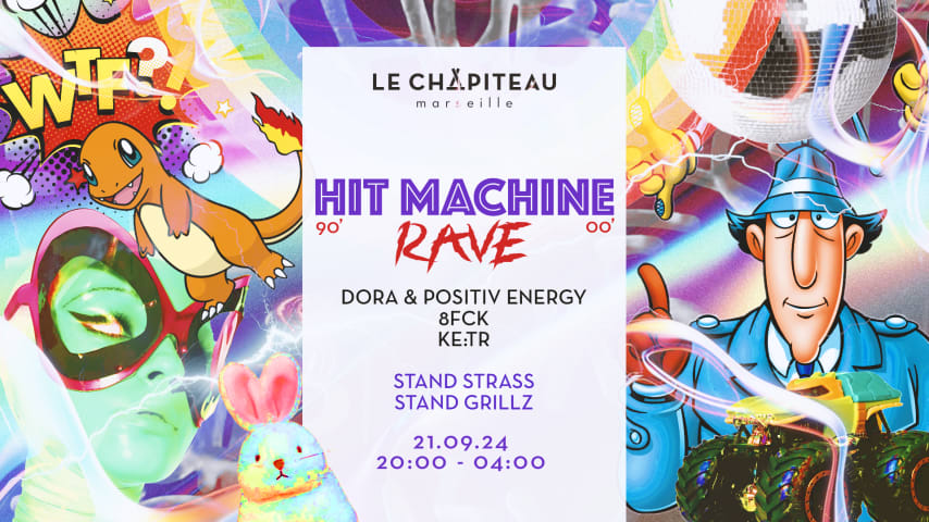 Hit Machine Rave W/ Ke:Tr, 8fck, Positiv Energy & Dora cover