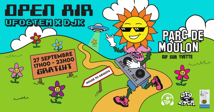 [Gratuit]Open Air Ufo6tem.Records With Djk cover