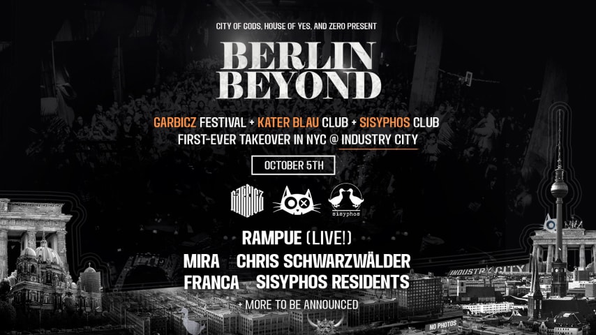 Berlin Beyond: Garbicz Festival, Kater Blau, Sisyphos cover