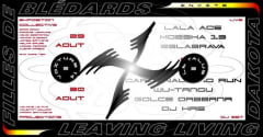 Filles De Bledards invite Leaving Living Dakota cover