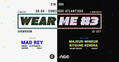 WEAR ME #3 : 2 salles/2 ambiances, Pop-up store, DJ sets cover