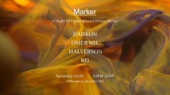 Marker: A Night Of Underground House Music  cover