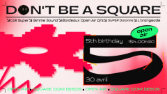 DON'T BE A SQUARE : Guindoule Anniversaire (5ans) cover