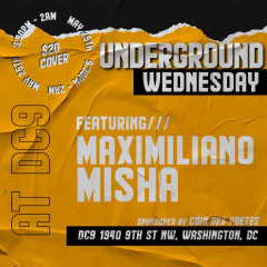 Underground Wednesday @ DC9 cover