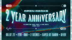 Open Decks ✦ 2 Year Anniversary cover