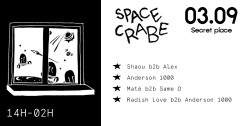 SPACE CRABE - INVASION cover