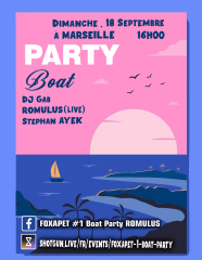 FOXAPET #1 BOAT PARTY ROMULUS cover