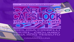 INCEPTION apresenta CARLOS CAPSLOCK SHOWCASE cover