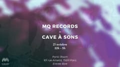 MQ Records x Cave à sons cover