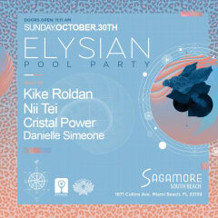 ELYSIAN POOL PARTY AT THE SAGAMORE HOTEL cover