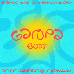 Garupa Boat - Carnaval RJ 2023 - 18/02 (Sábado) cover