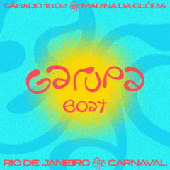 Garupa Boat - Carnaval Rj 2023 - 18/02 (Sábado) cover