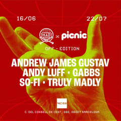 Mad Radio x Picnic pres: Andrew James Gustav, Andy Luff... cover