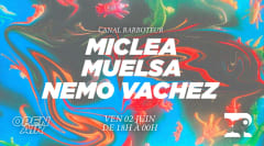 RAKYA OPEN AIR W/ MICLEA, MUELSA, NEMO VACHEZ @ BARBOTEUR cover