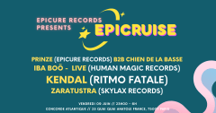 EPICRUISE / Kendal, Iba Boö, Zaratustra @Concorde Atlantique cover