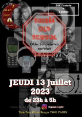 Soirée Old School -13.07 cover