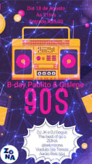 B-day Pablito & Gislene na ZONA cover