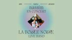 nassím live band x La Boule Noire cover