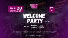 Welcome Night Party : Integration Acte 2- 28/09 cover