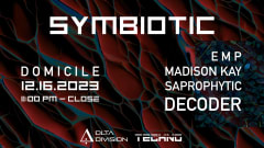 Domicile presents SYMBIOTIC with DECODER cover