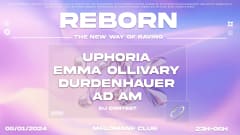 REBORN #1 - UPHORIA, DURDENHAUER, Emma Ollivary, ADAM cover