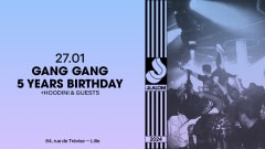 SLALOM : Gang Gang — 5 Years Birthday cover