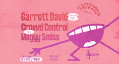 Happiness Therapy: Garrett David, Crowd Control, Maggy Smiss cover