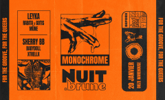 NUIT BRUNE - MONOCHROME cover