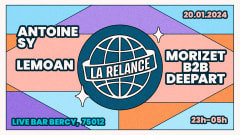 La Relance w/ Antoine Sy, Lemoan, Deepart, Morizet cover