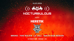 Nocturbulous invite HERETIK cover