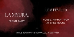 La Myura @Chezmoune - Thursday 08.02 cover