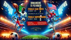 Grande soirée sportive : Finales CAN & SUPER BOWL 2024 cover