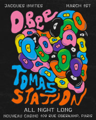 Jacques Invites O.BEE & TOMAS STATION (All Night Long) cover