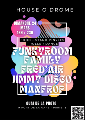 HOUSE O'DROME : FUNKYROOM FAMILY, JIMMY DISCO & MORE cover